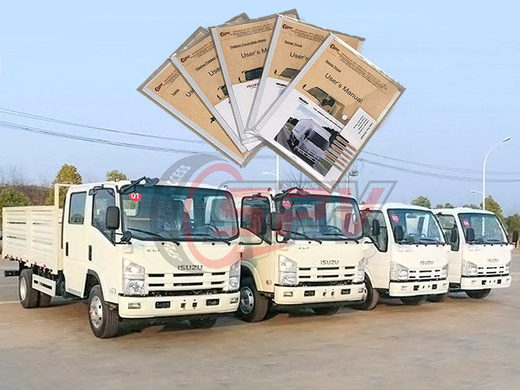 4 Units of ISUZU 4x2 Dumper Trucks to Sint Maarten